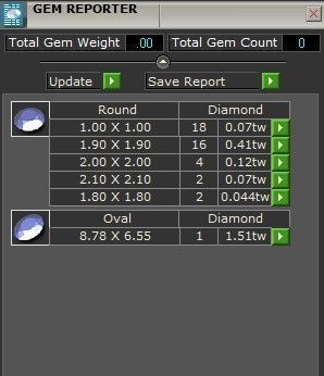 Oval diamond ring with band 2304 3D print model 3D print model_8