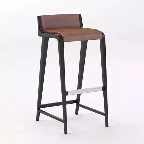 Linus Leather Stool