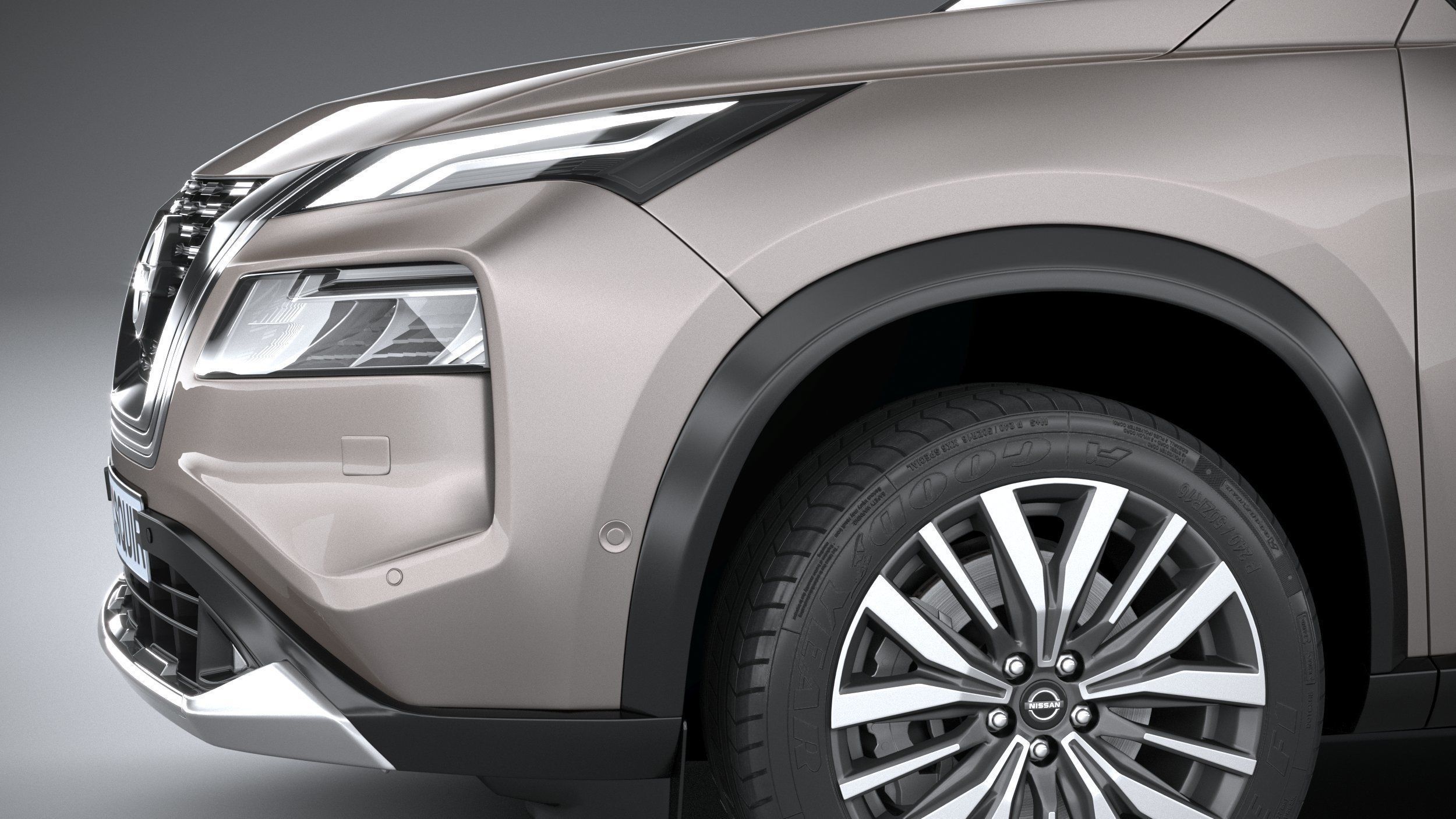 Nissan X-Trail 2023 3D model_3