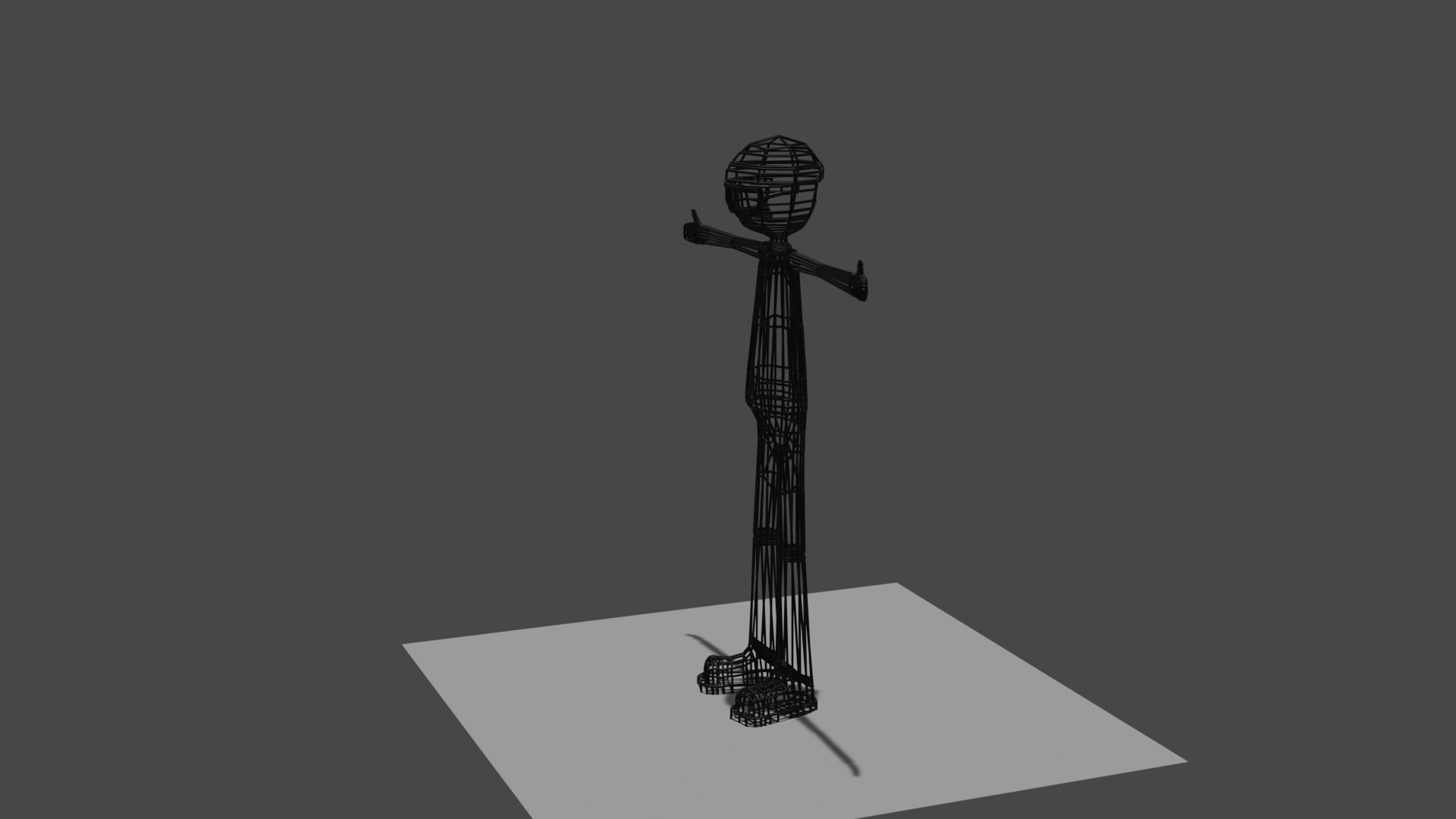 Low Poly Character Kamaa Low-poly 3D model_3