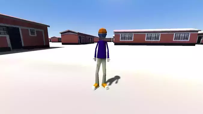 Low Poly Character Kamaa