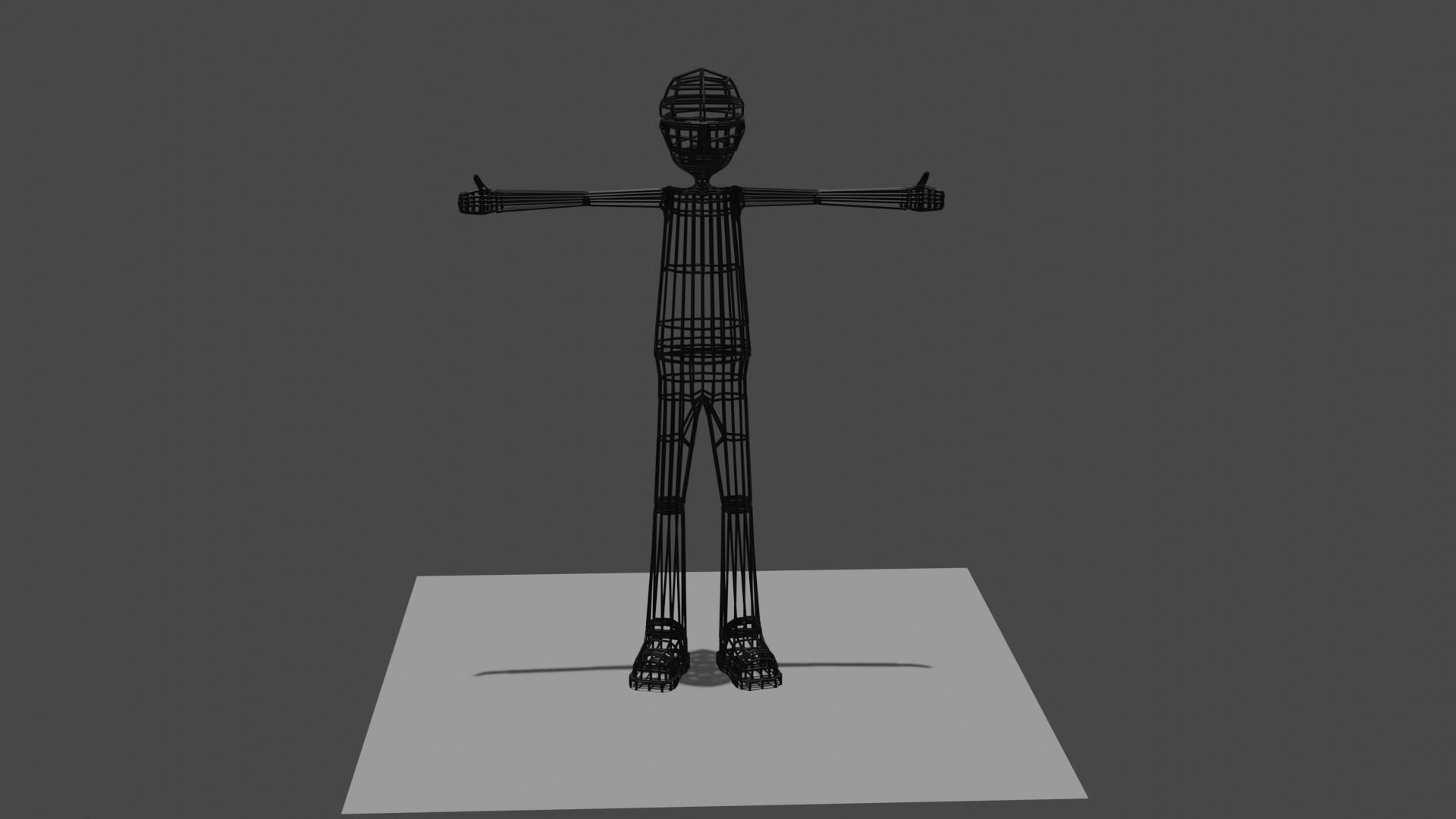 Low Poly Character Kamaa Low-poly 3D model_4