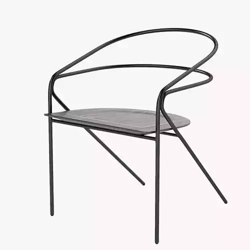 Living Divani Georges Light Steel Chair