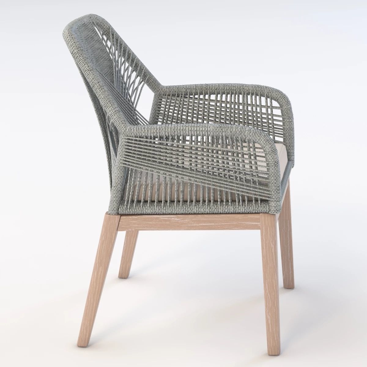 Loom Arm Chair 3D model_2