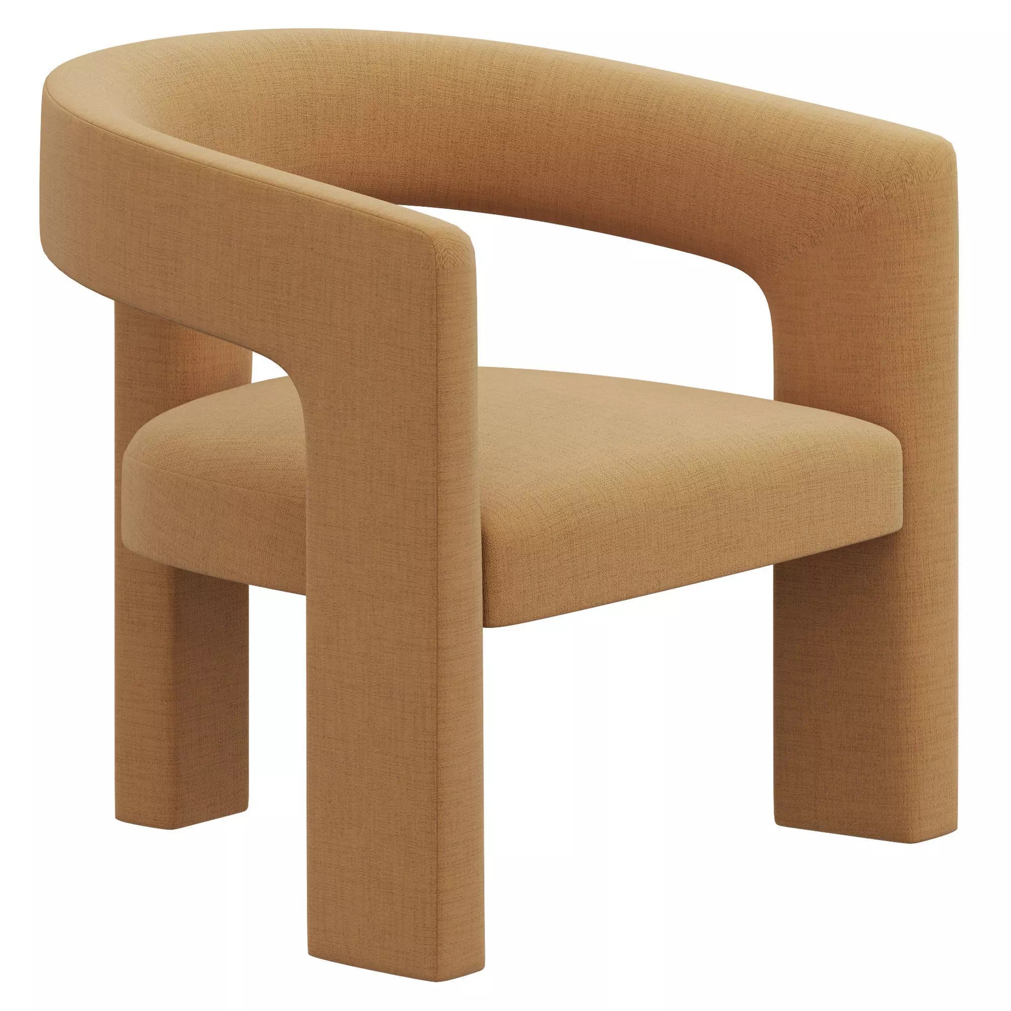 Restoration Hardware Ines Open-Back Chair 3D model_0