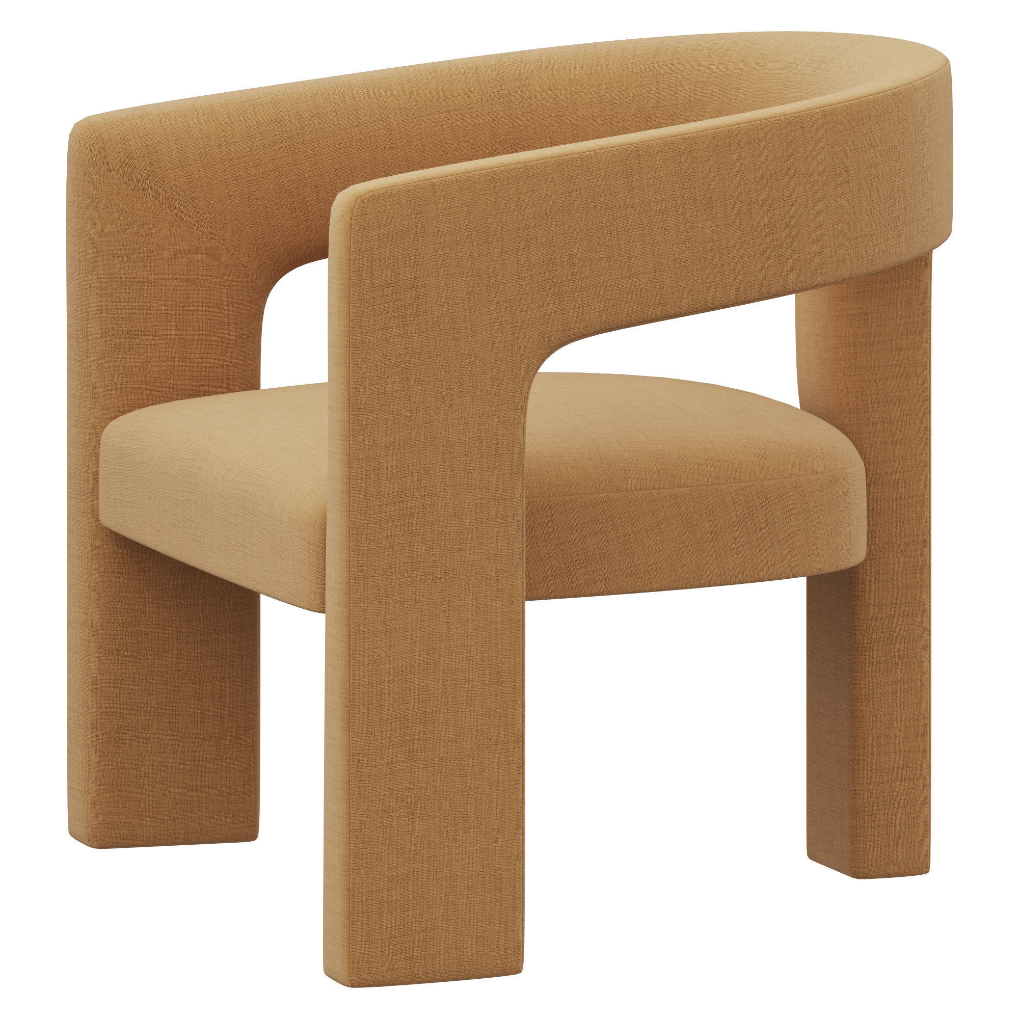 Restoration Hardware Ines Open-Back Chair 3D model_2