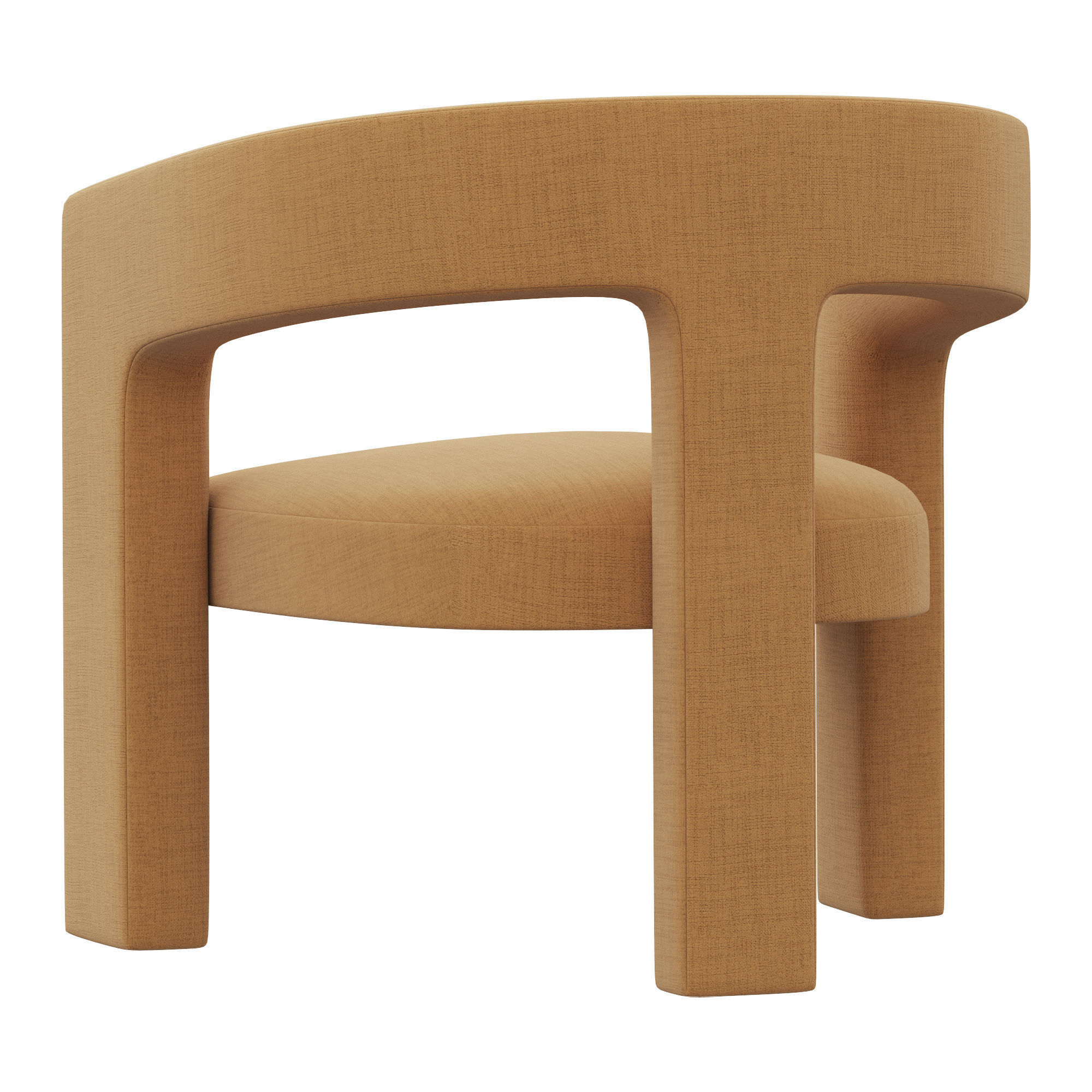 Restoration Hardware Ines Open-Back Chair 3D model_4