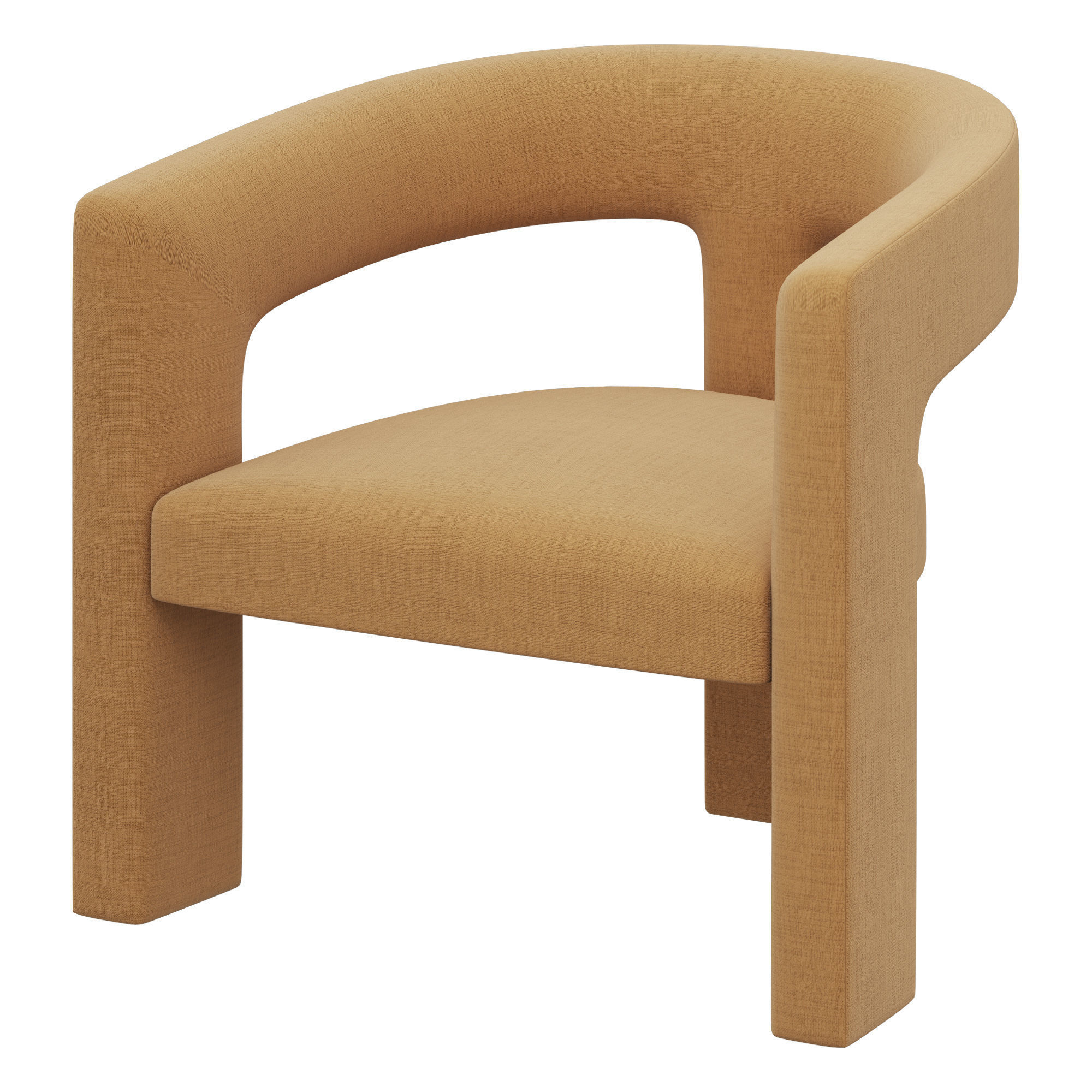 Restoration Hardware Ines Open-Back Chair 3D model_1