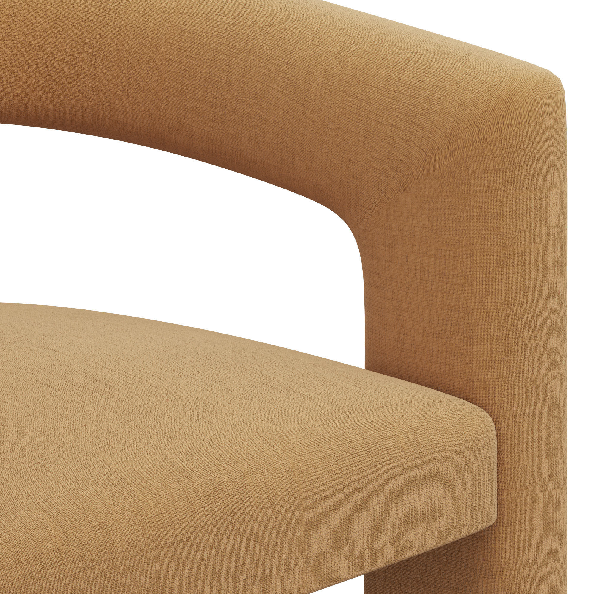 Restoration Hardware Ines Open-Back Chair 3D model_5