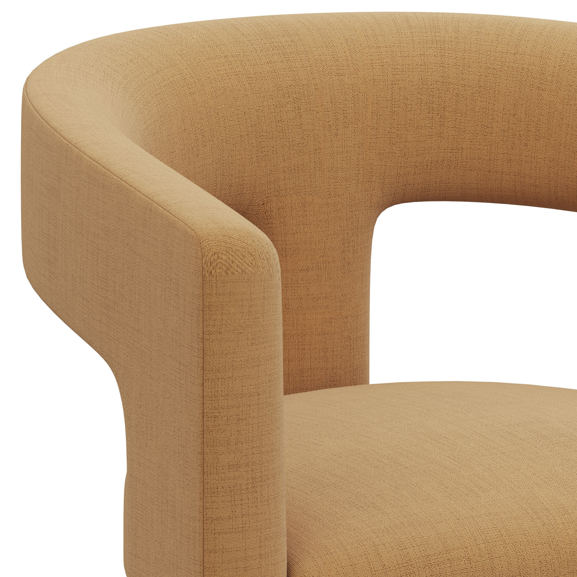 Restoration Hardware Ines Open-Back Chair 3D model_3