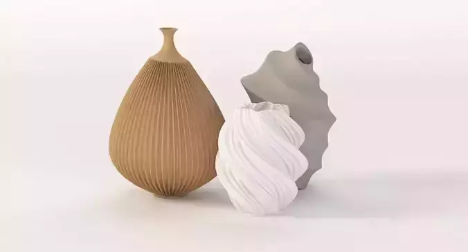 Luminary Printed Led Lamp Accent Vase Collection