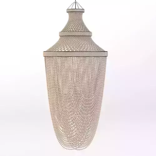 Luxe Shell Chandelier 3D model