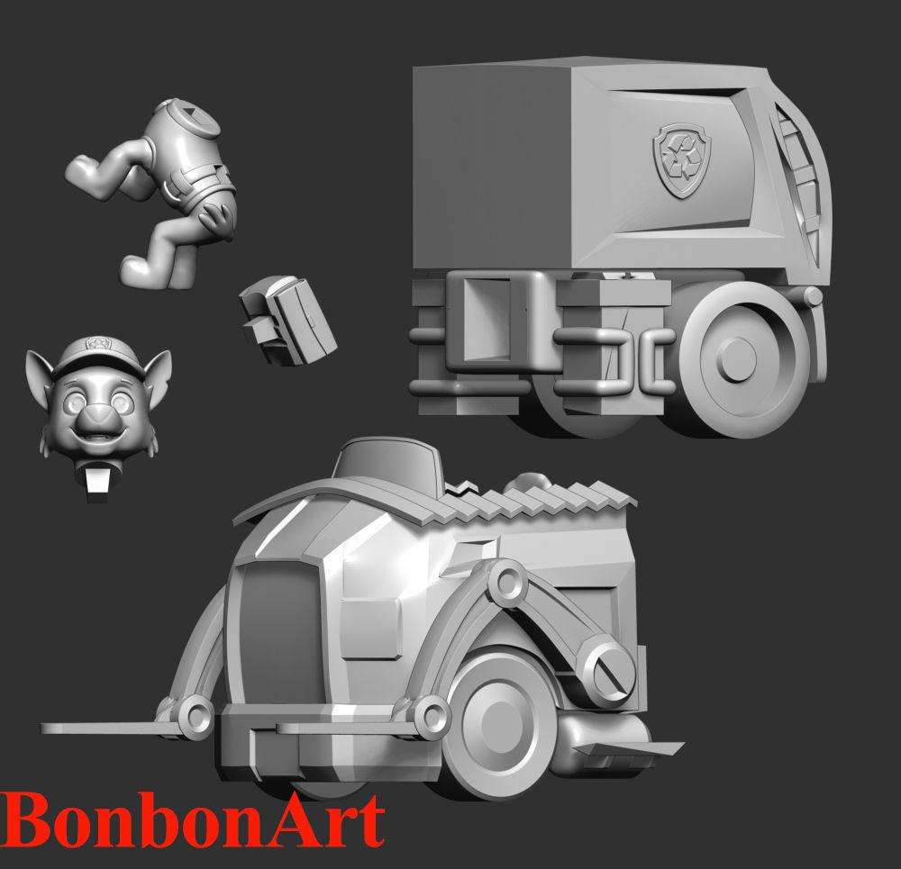 Rocky - Paw Patrol 3D print model_3