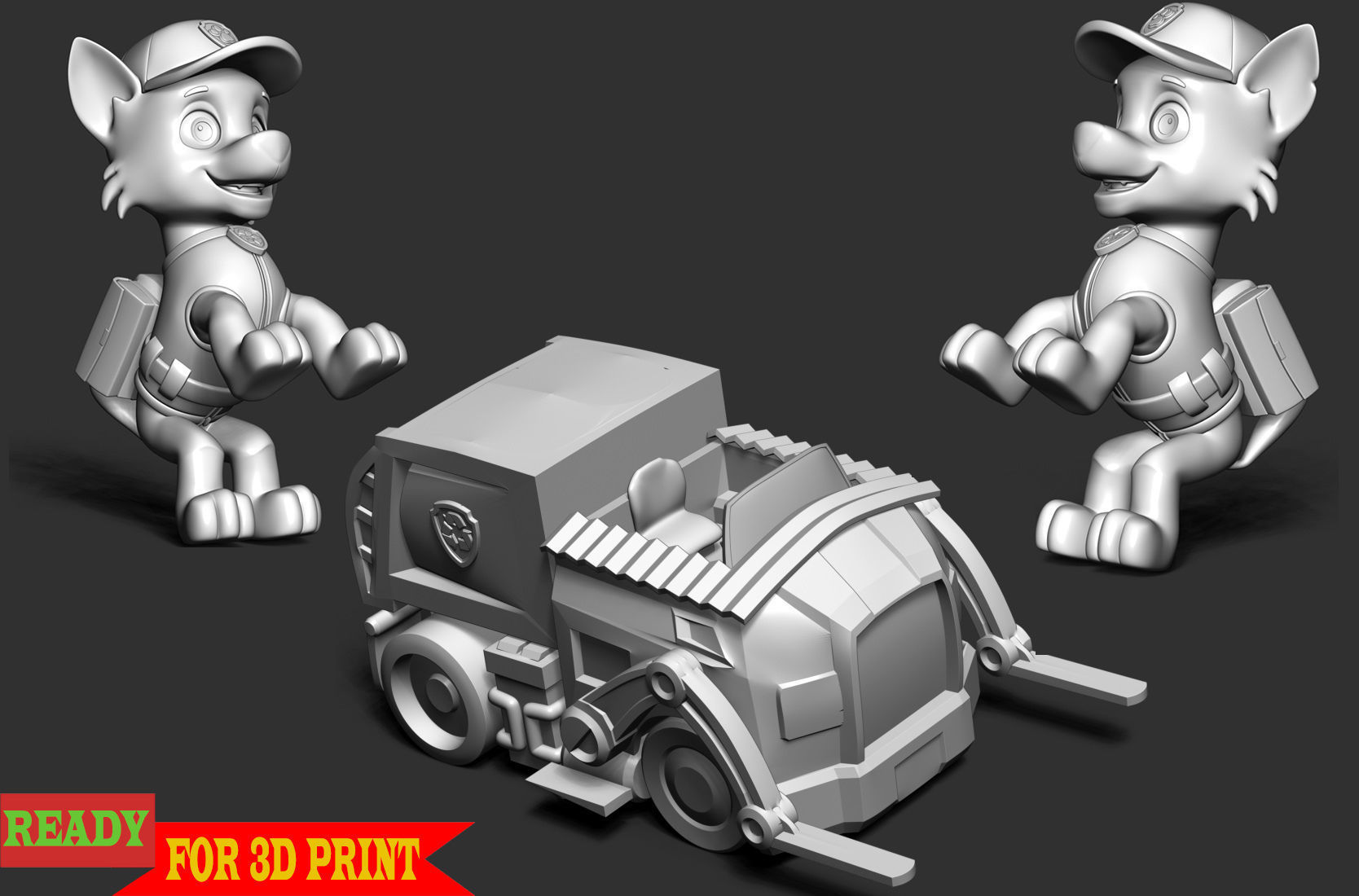 Rocky - Paw Patrol 3D print model_6