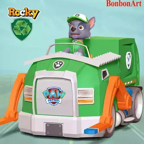 Rocky - Paw Patrol 3D print model