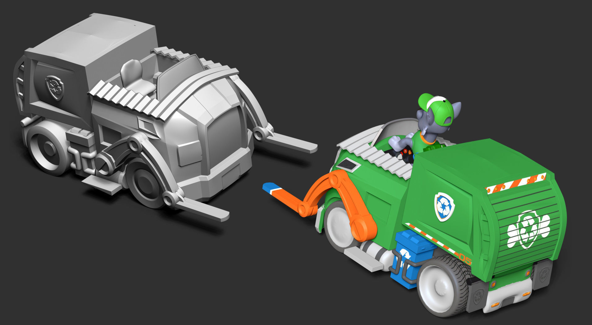 Rocky - Paw Patrol 3D print model_7