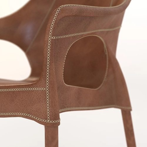 Malaga Chair 3D model 6