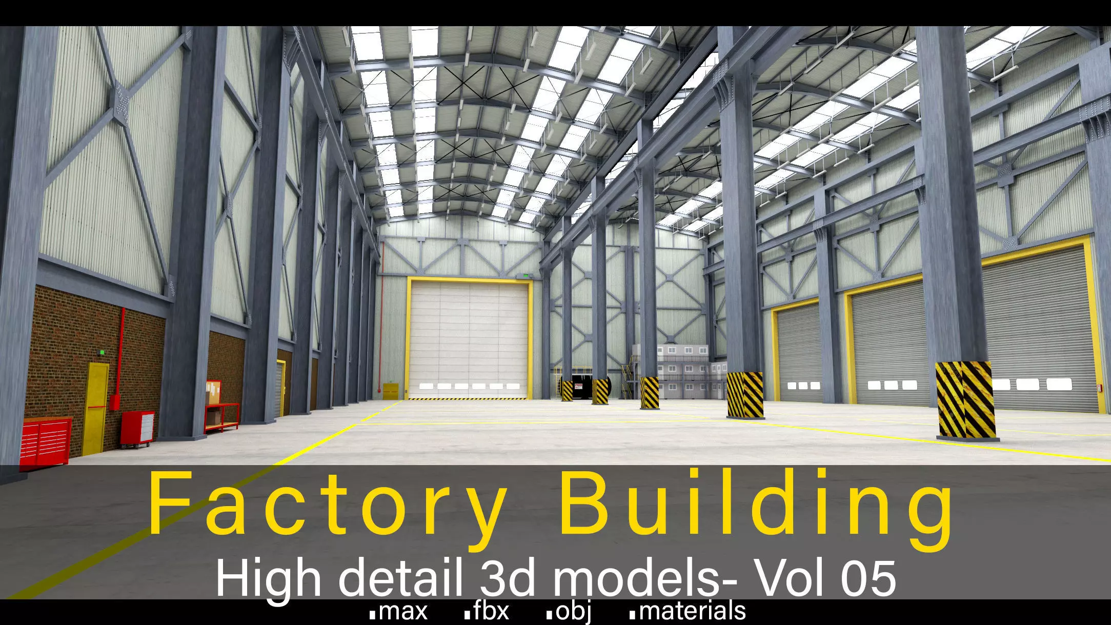 Factory Building- Vol 05- High detail 3d models 3D model_0
