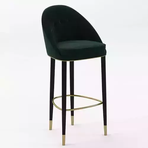 Malay Modern Bar Chair 3D model