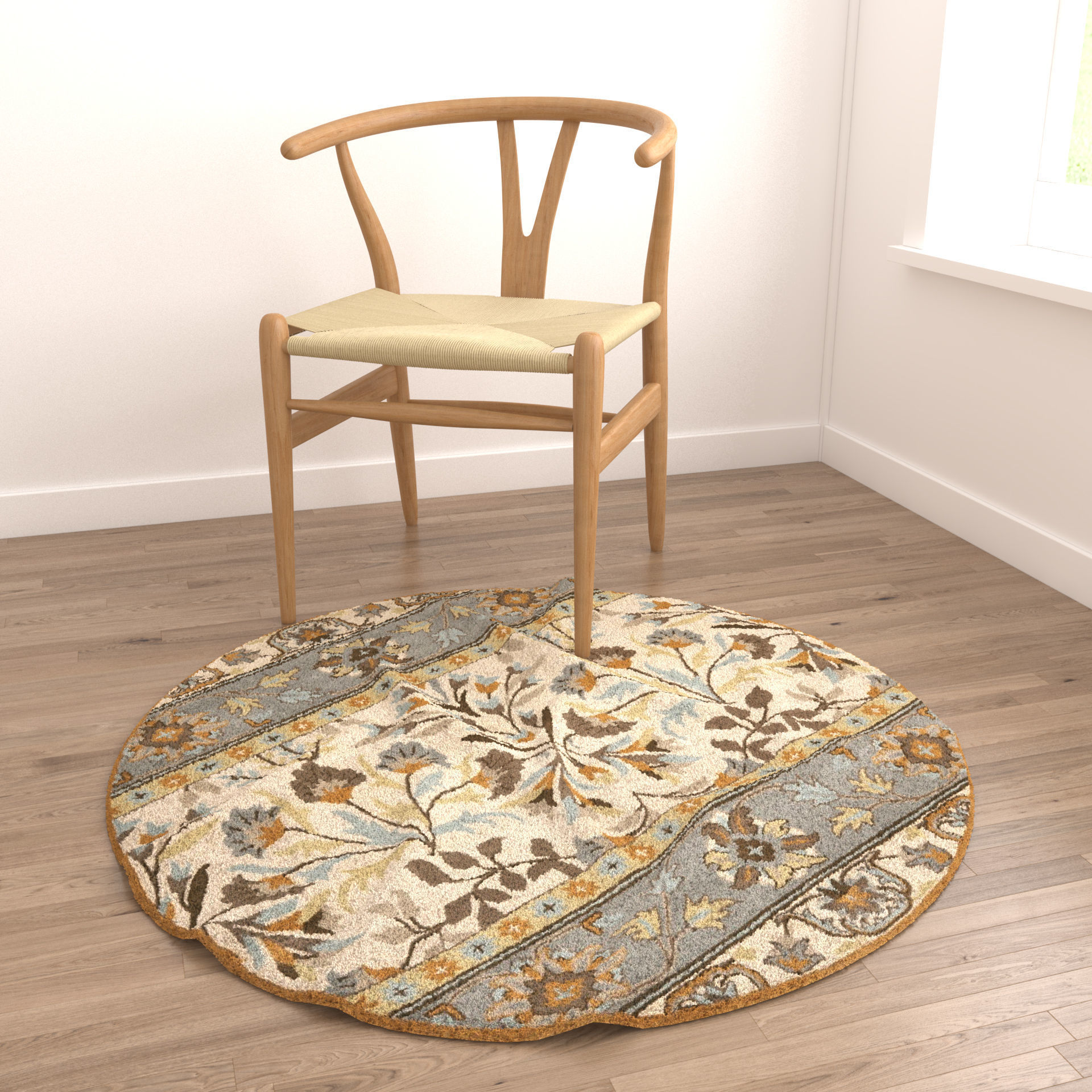 Rugs No 783 Low-poly 3D model_3