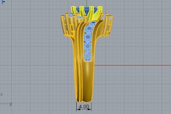 French Pave Ring 2309 3D print model 3D print model_7