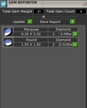 Leaf diamond ring 2310 3D print model 3D print model_8