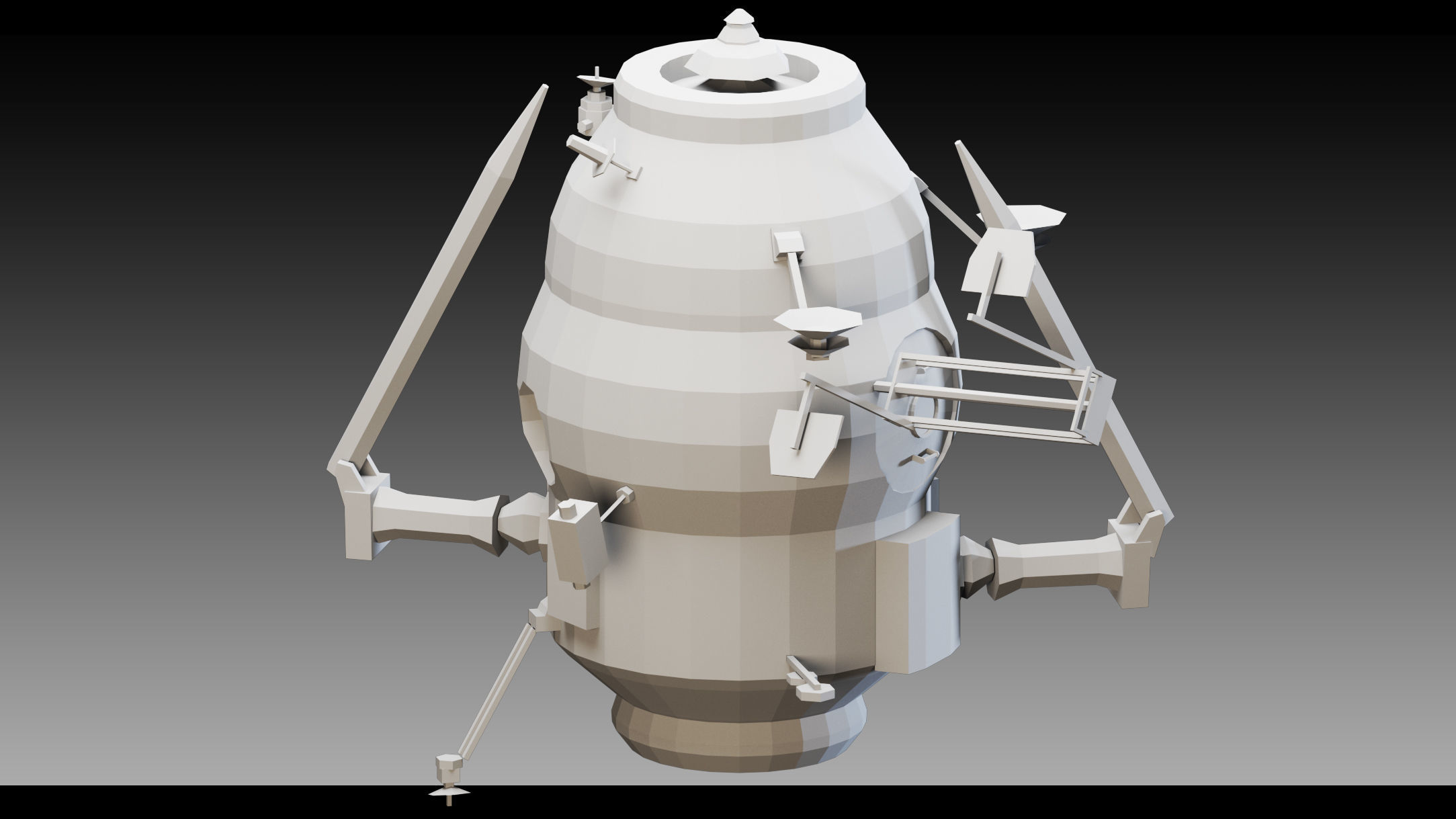 30- Satellite Props- High detail 3d models- Vol 04 Low-poly 3D model_18