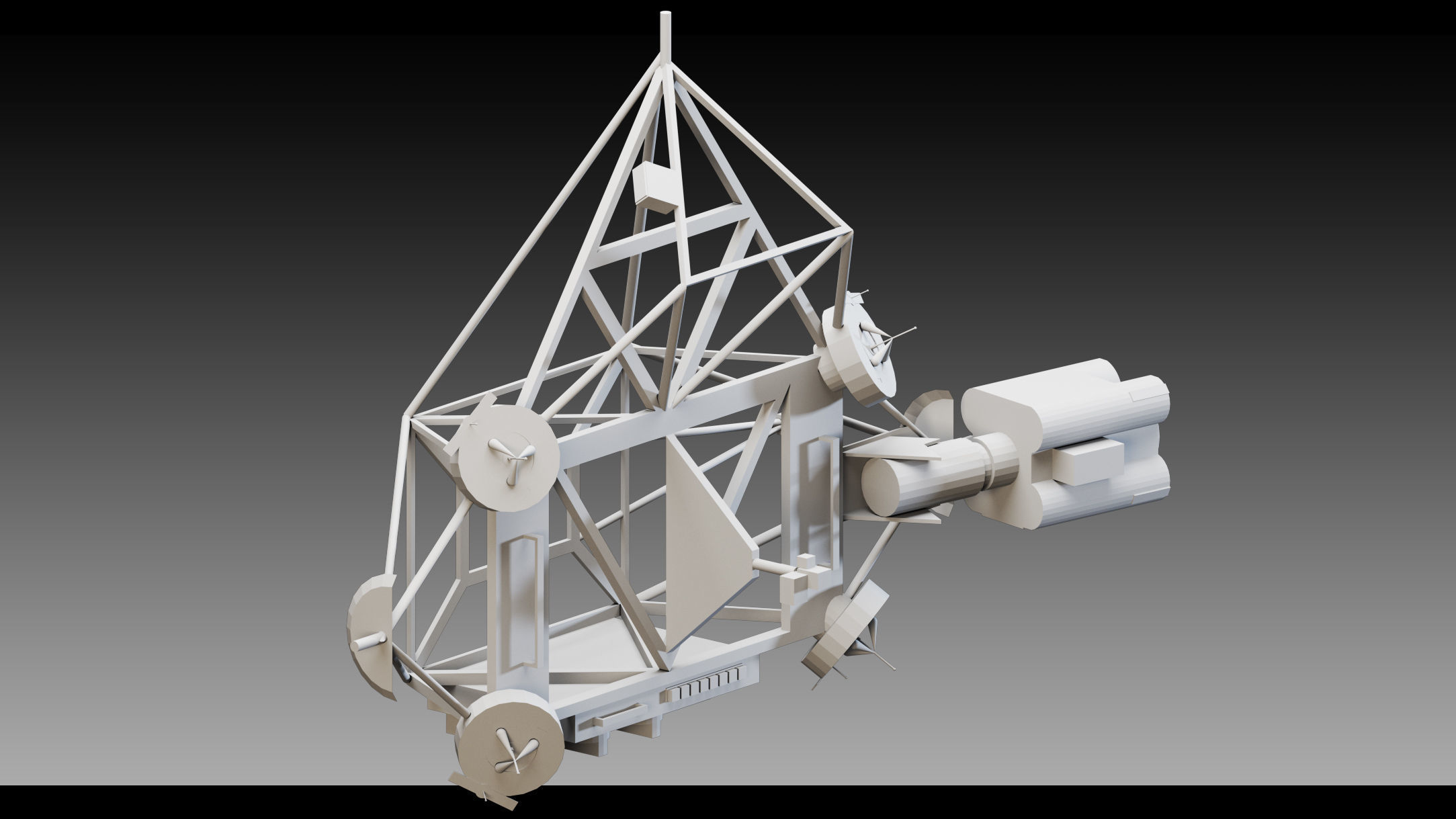 30- Satellite Props- High detail 3d models- Vol 04 Low-poly 3D model_23