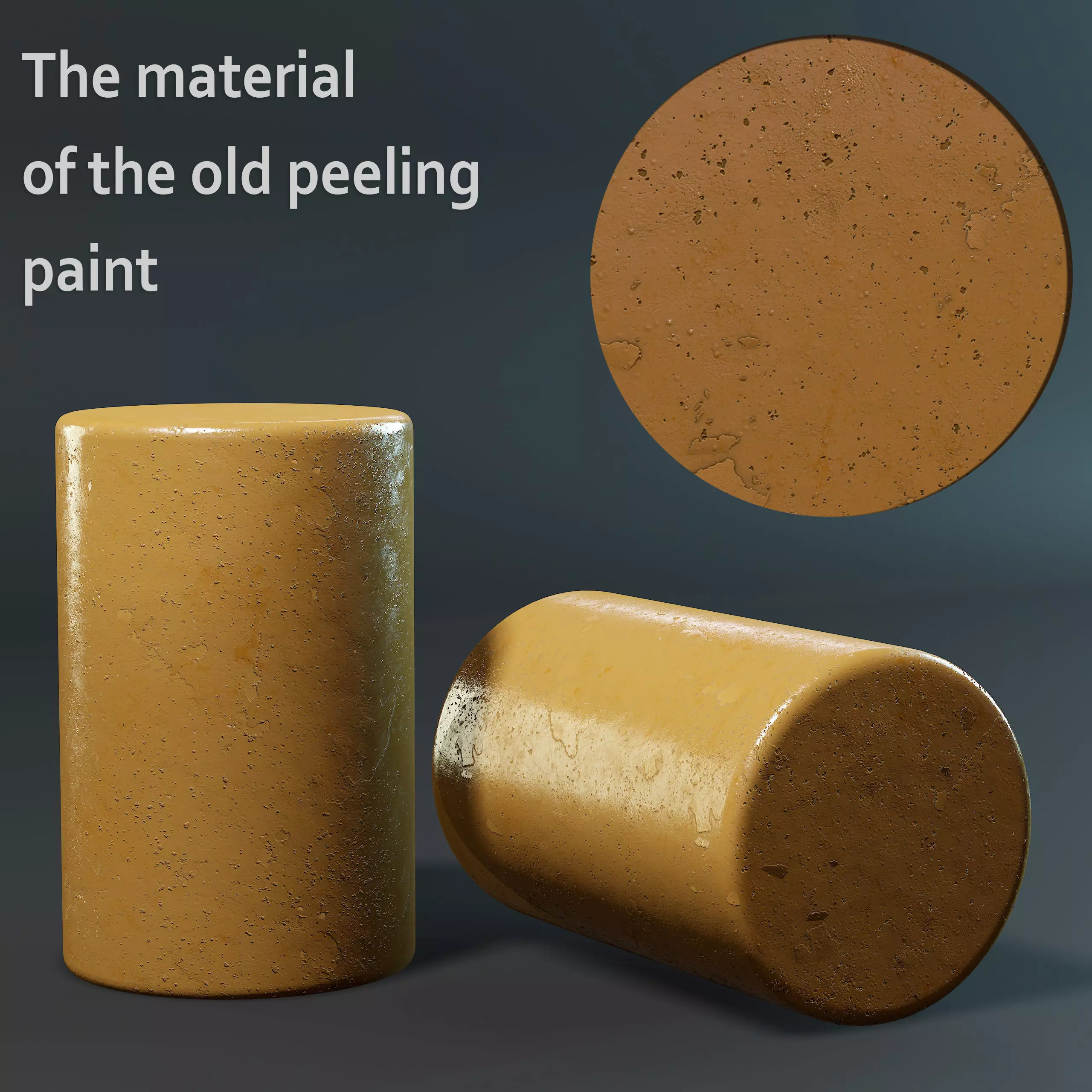 Material of the old peeling paint Texture