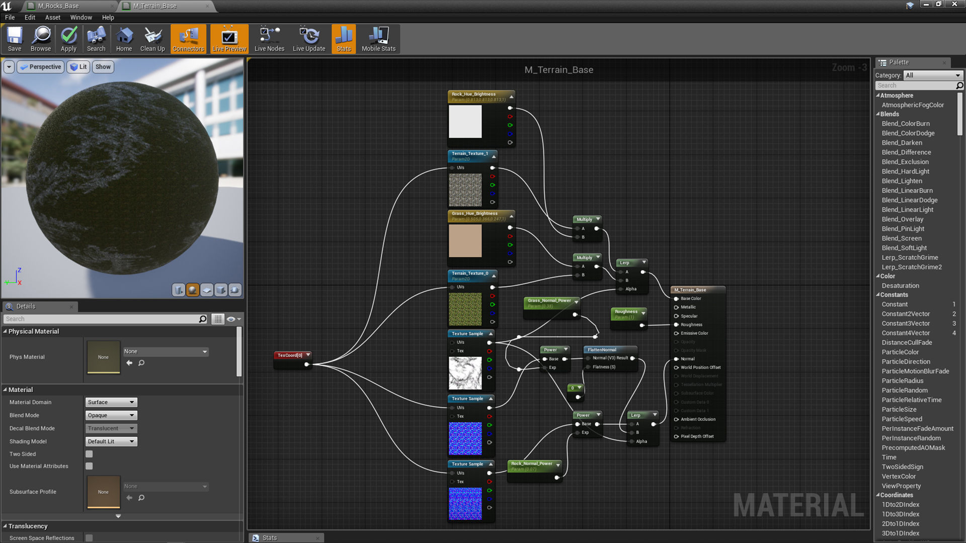 Rocks And Cliffs  50 variations Low-poly 3D model_22