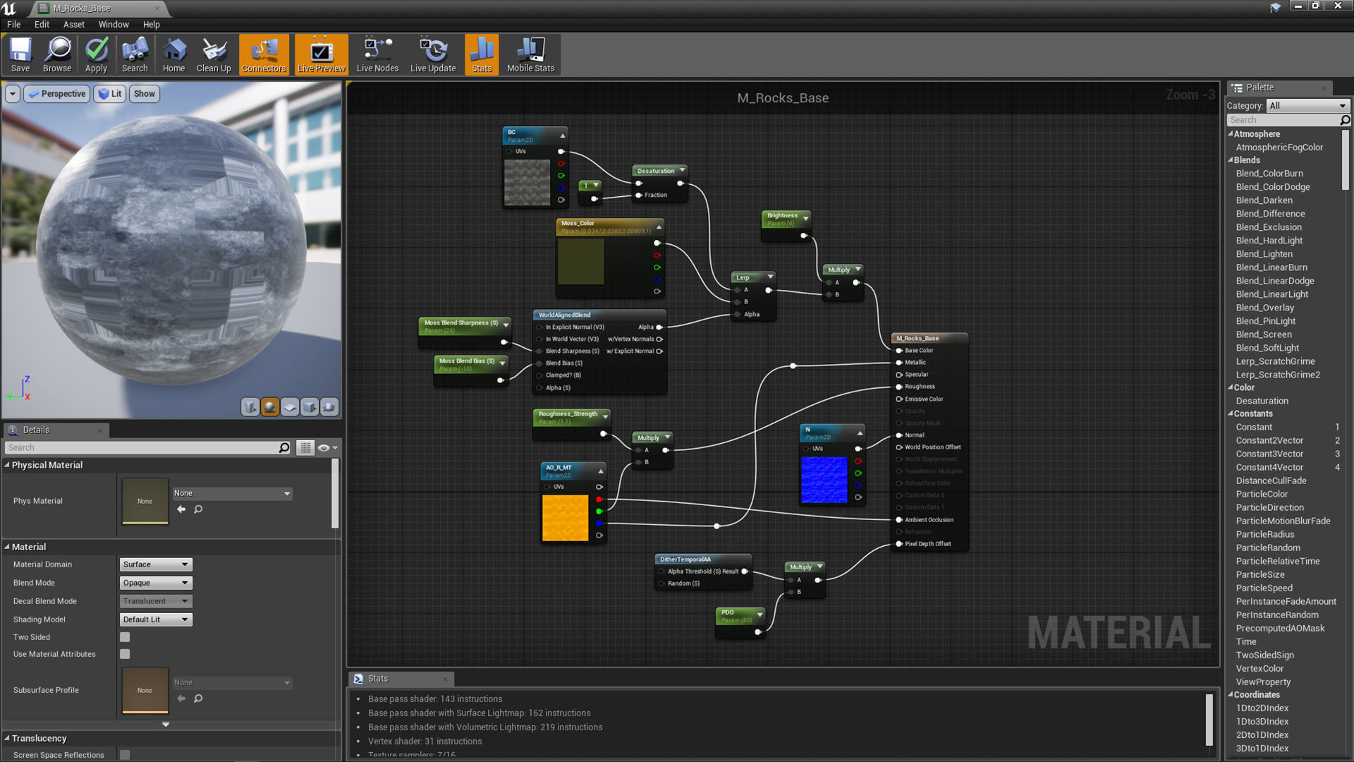 Rocks And Cliffs  50 variations Low-poly 3D model_21