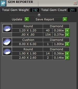 Gallant red stone ring 2312 3D print model 3D print model_8