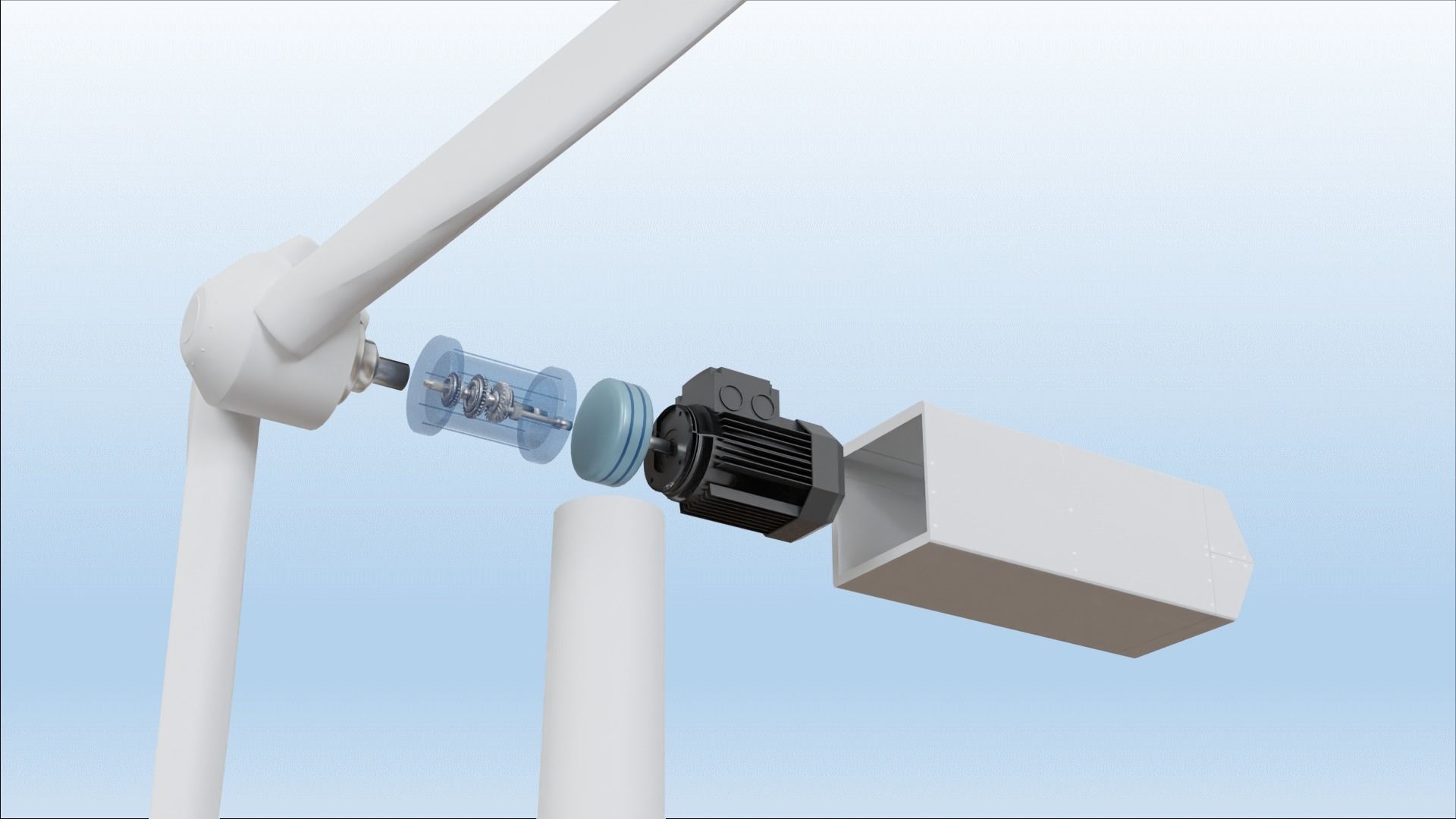 Windmill simple construction 3D model_1