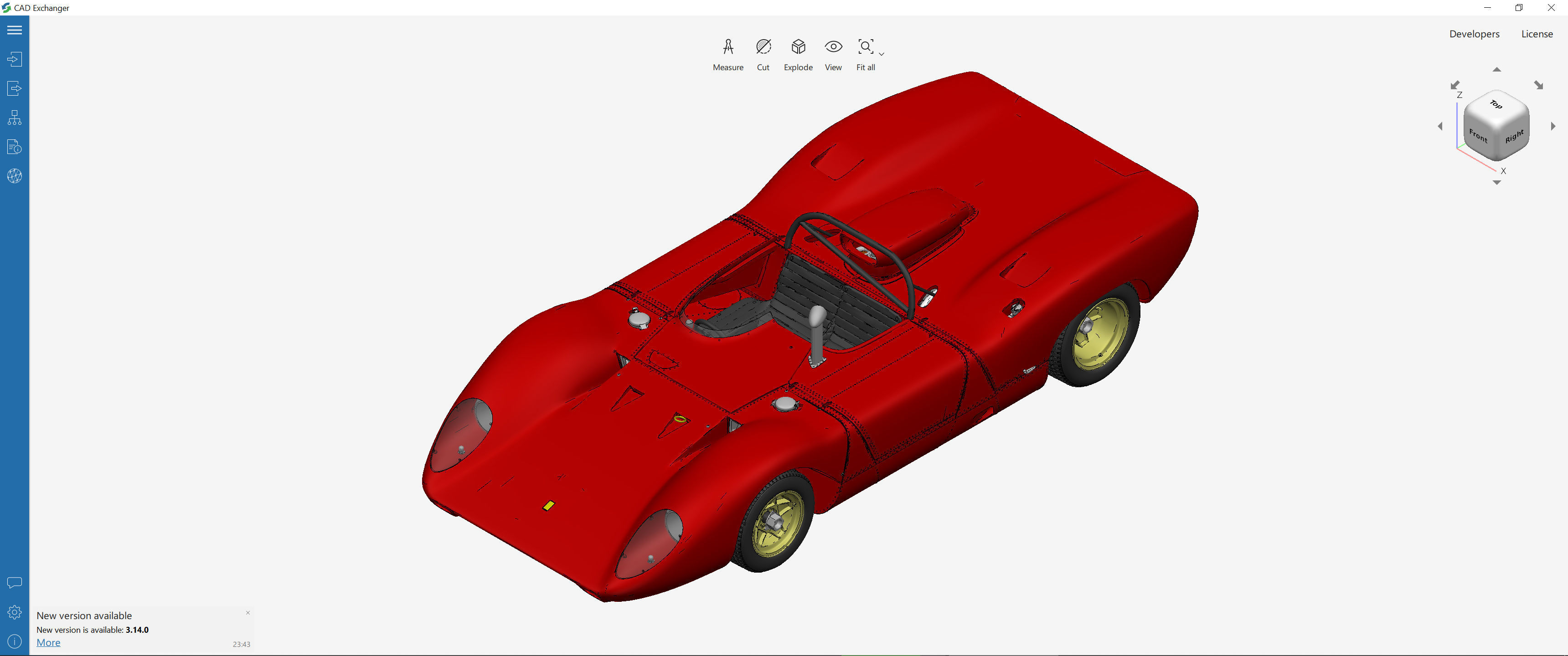 Ferrari 312P Spyder Modern - Car Kit 3D print model_37