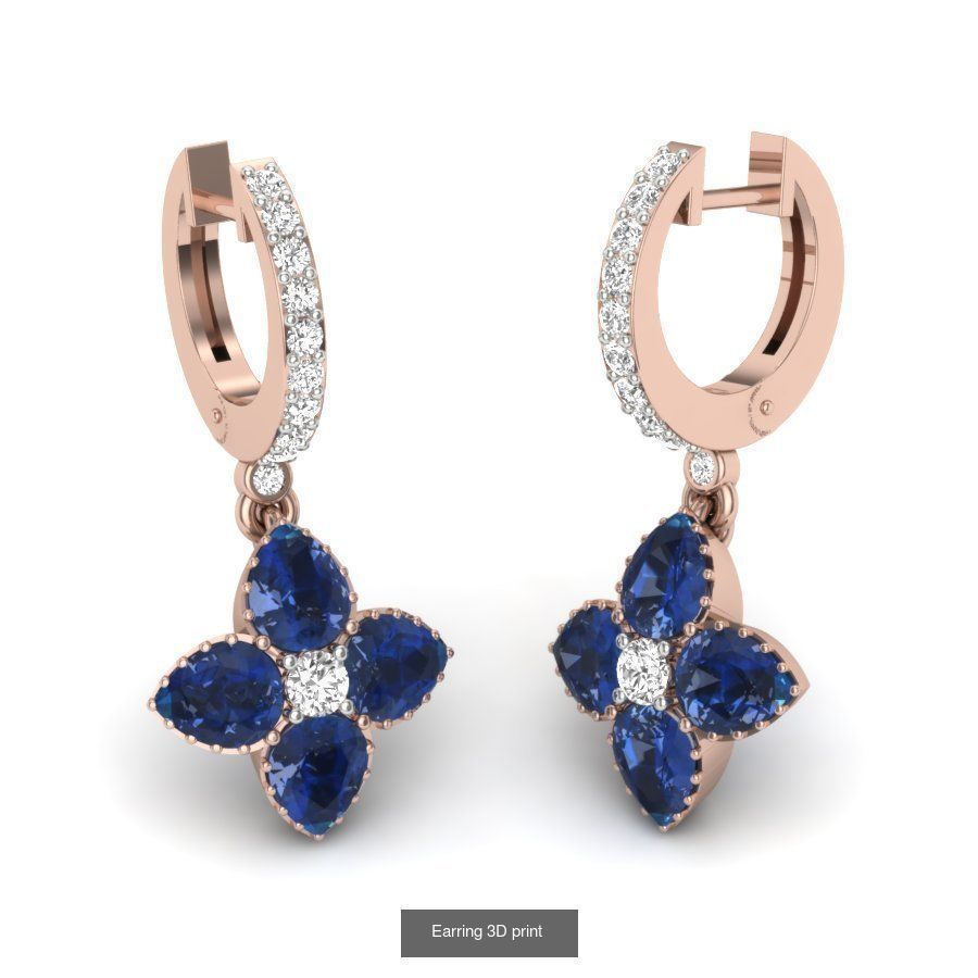 161 Solitaire Women Long Earrings Collection _192