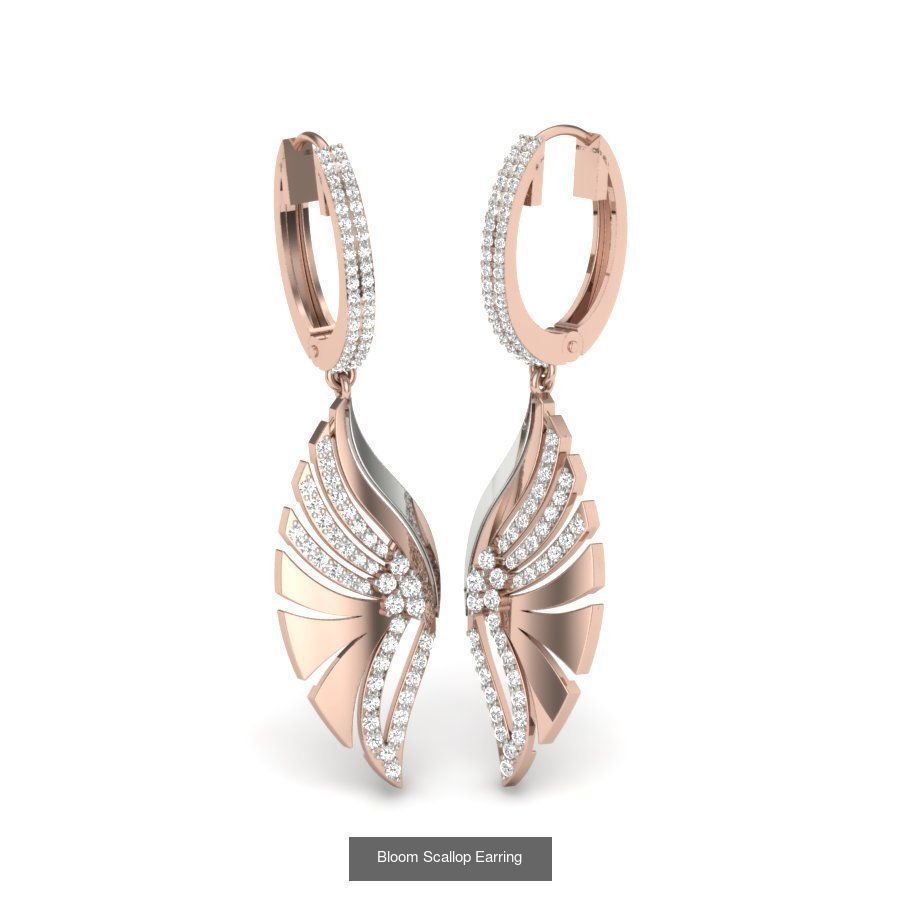 161 Solitaire Women Long Earrings Collection _186