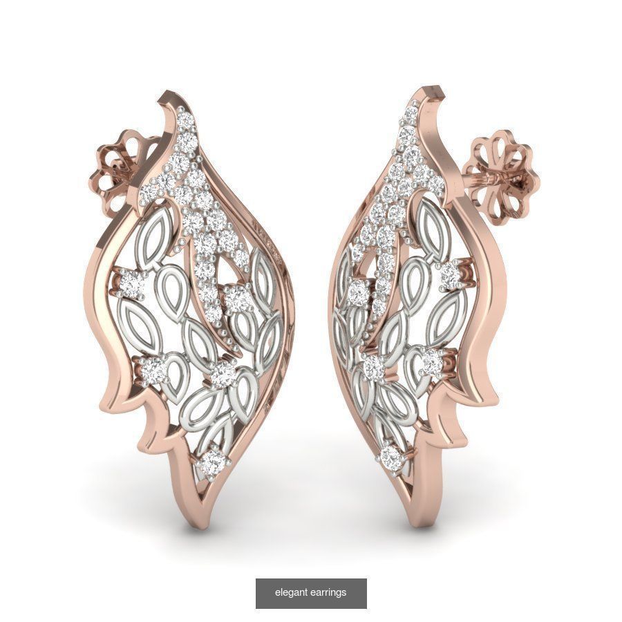 161 Solitaire Women Long Earrings Collection _185