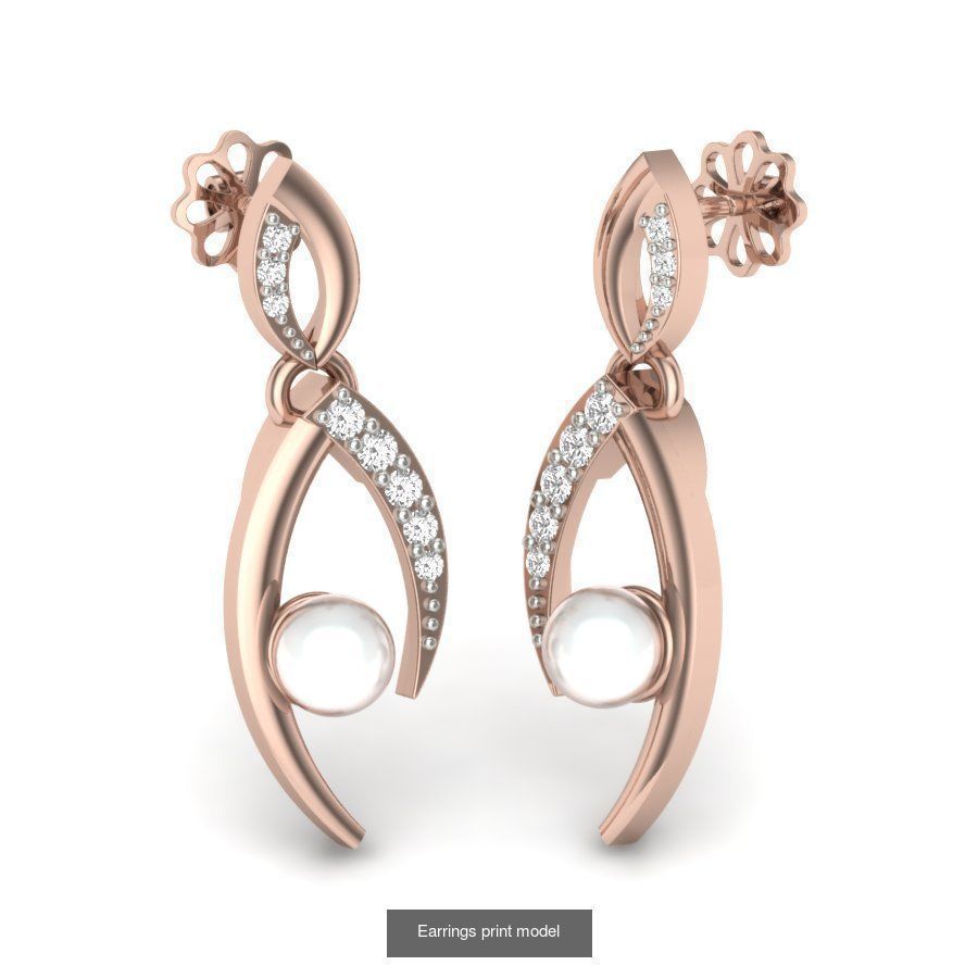 161 Solitaire Women Long Earrings Collection _191