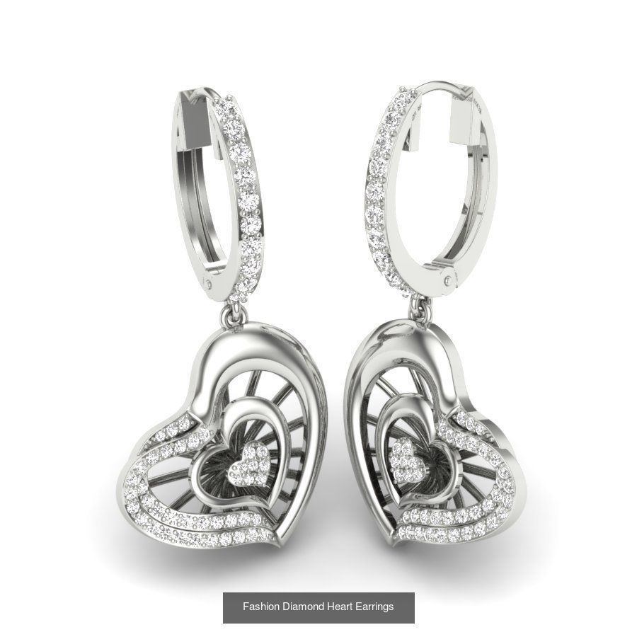 161 Solitaire Women Long Earrings Collection _188