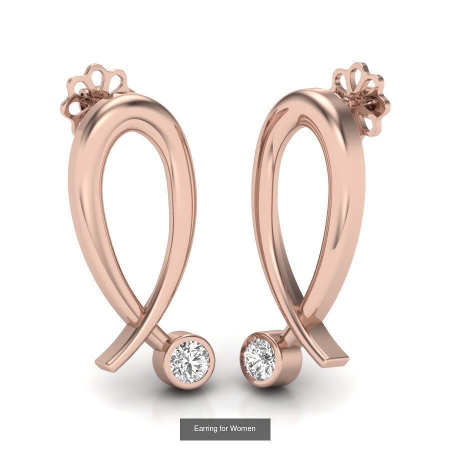 161 Solitaire Women Long Earrings Collection _66