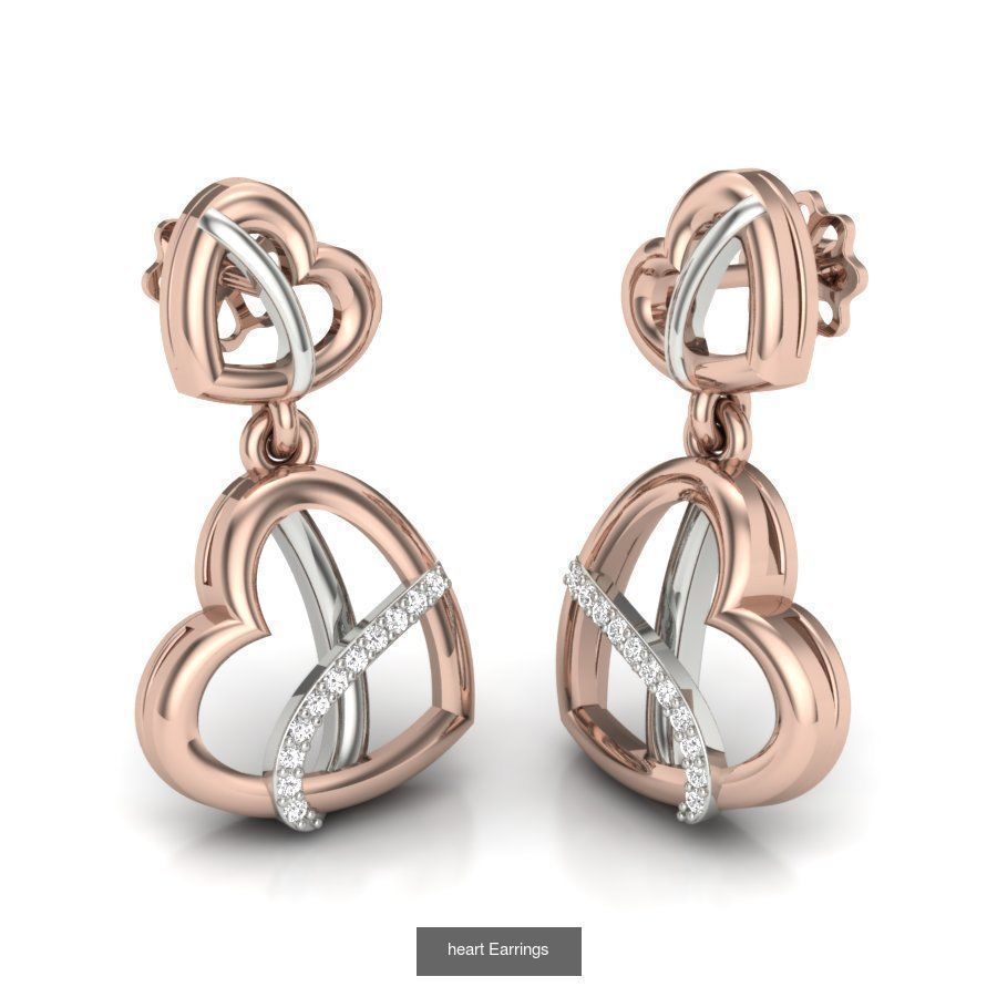 161 Solitaire Women Long Earrings Collection _187