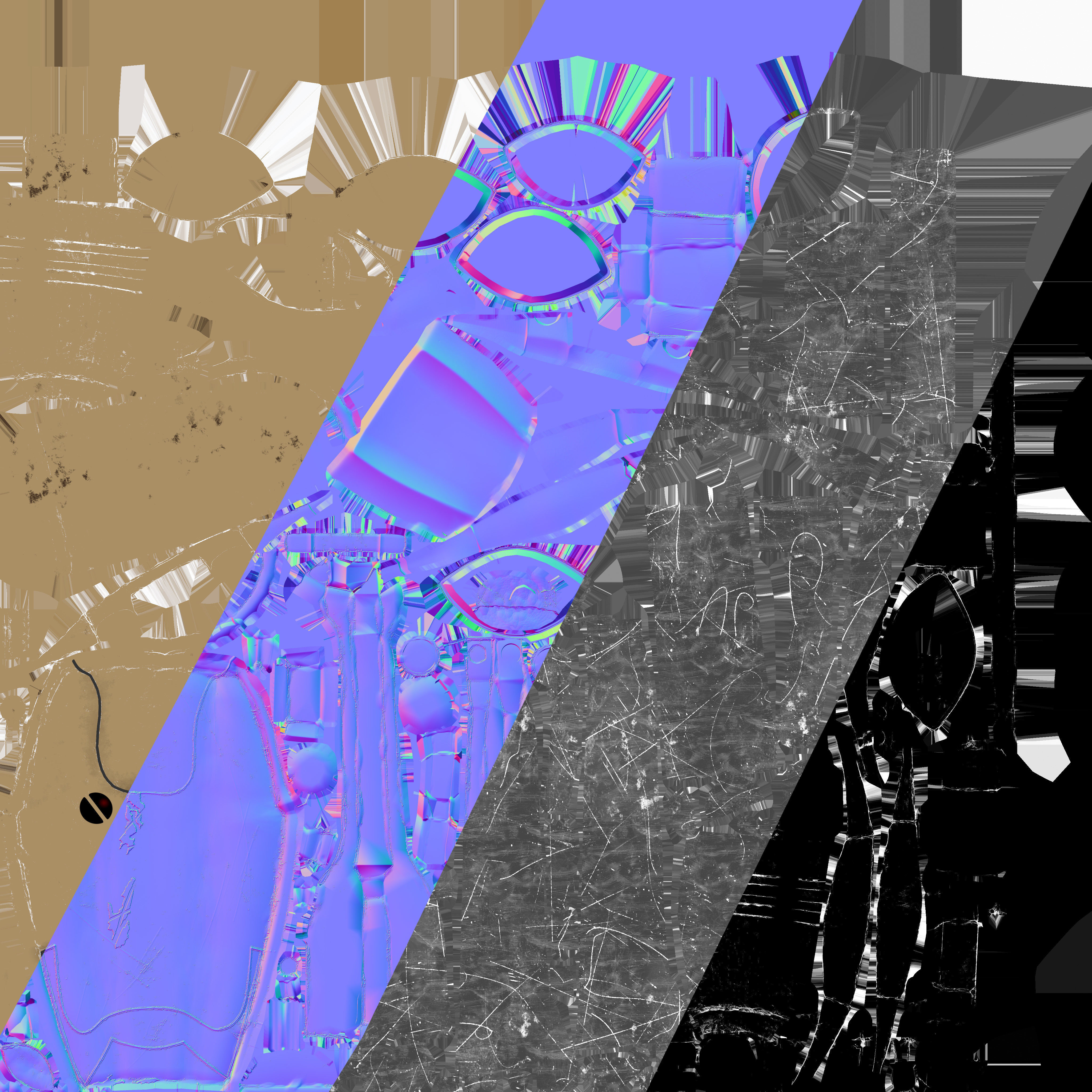 B1 Battle Droid 3D model Low-poly 3D model_6