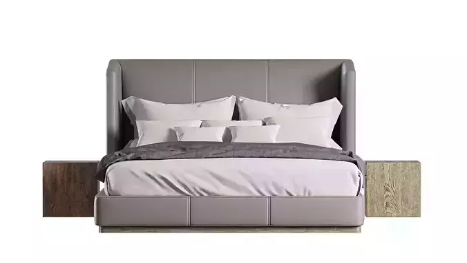 Restoration Hardware Alessa Leather Shelter Bed