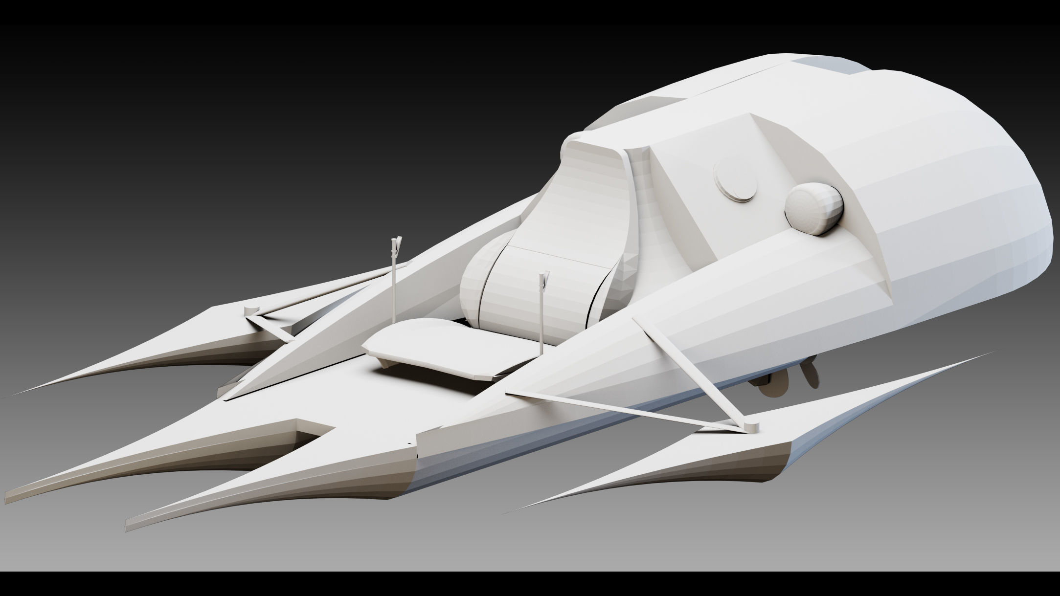 7 Sci- Fi Vehicles- Vol 02- High detail 3d models 3D model_4