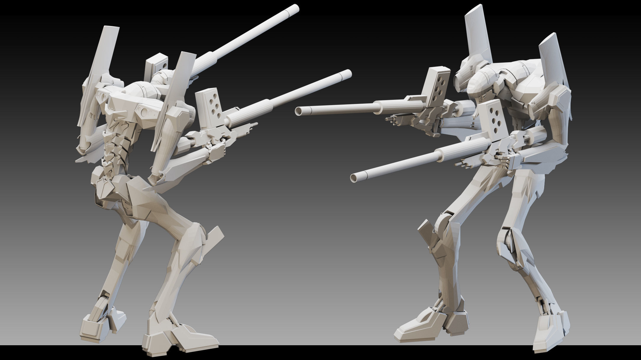 3D model 5 Sci- Fi Characters- Vol 01- High detail 3d models VR / AR ...