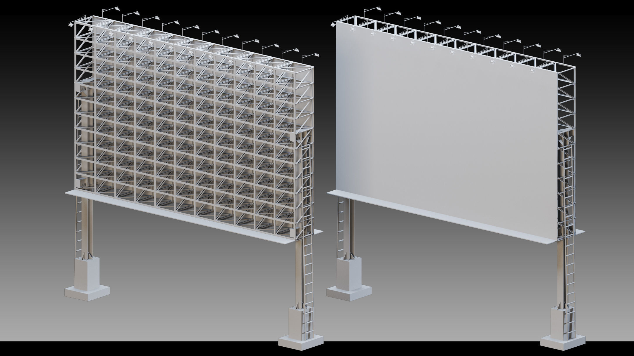 41 Billboard Props- High detail 3d models 3D model_39