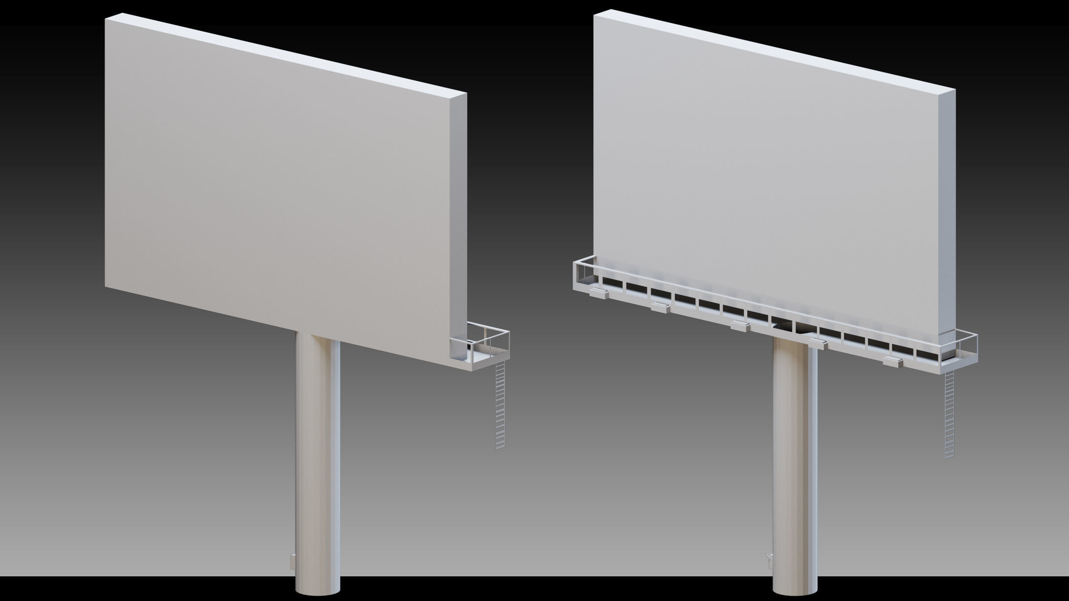 41 Billboard Props- High detail 3d models 3D model_35