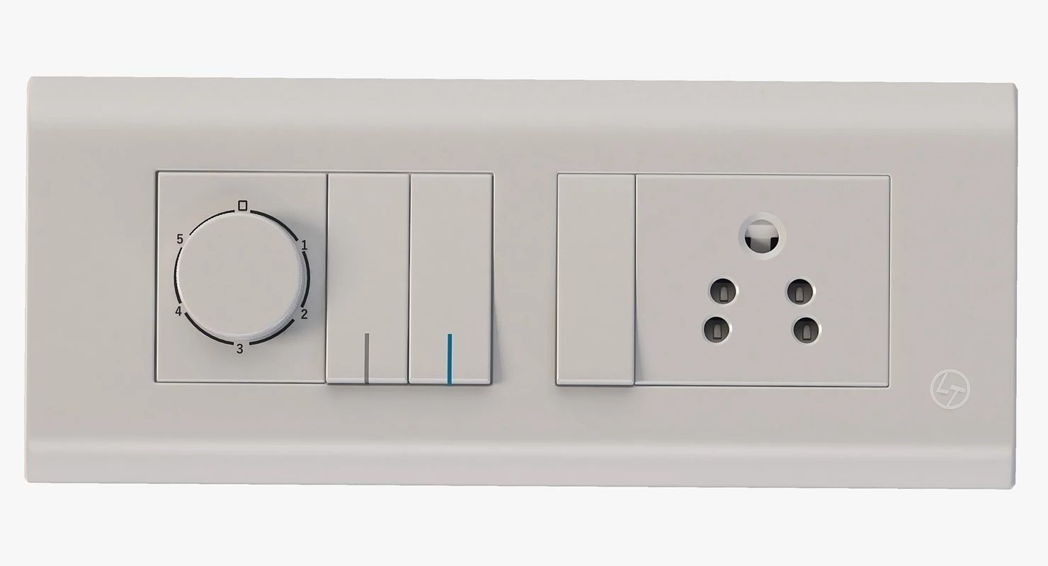 Modular Range Oris Switches and Sockets Set 3D model_2