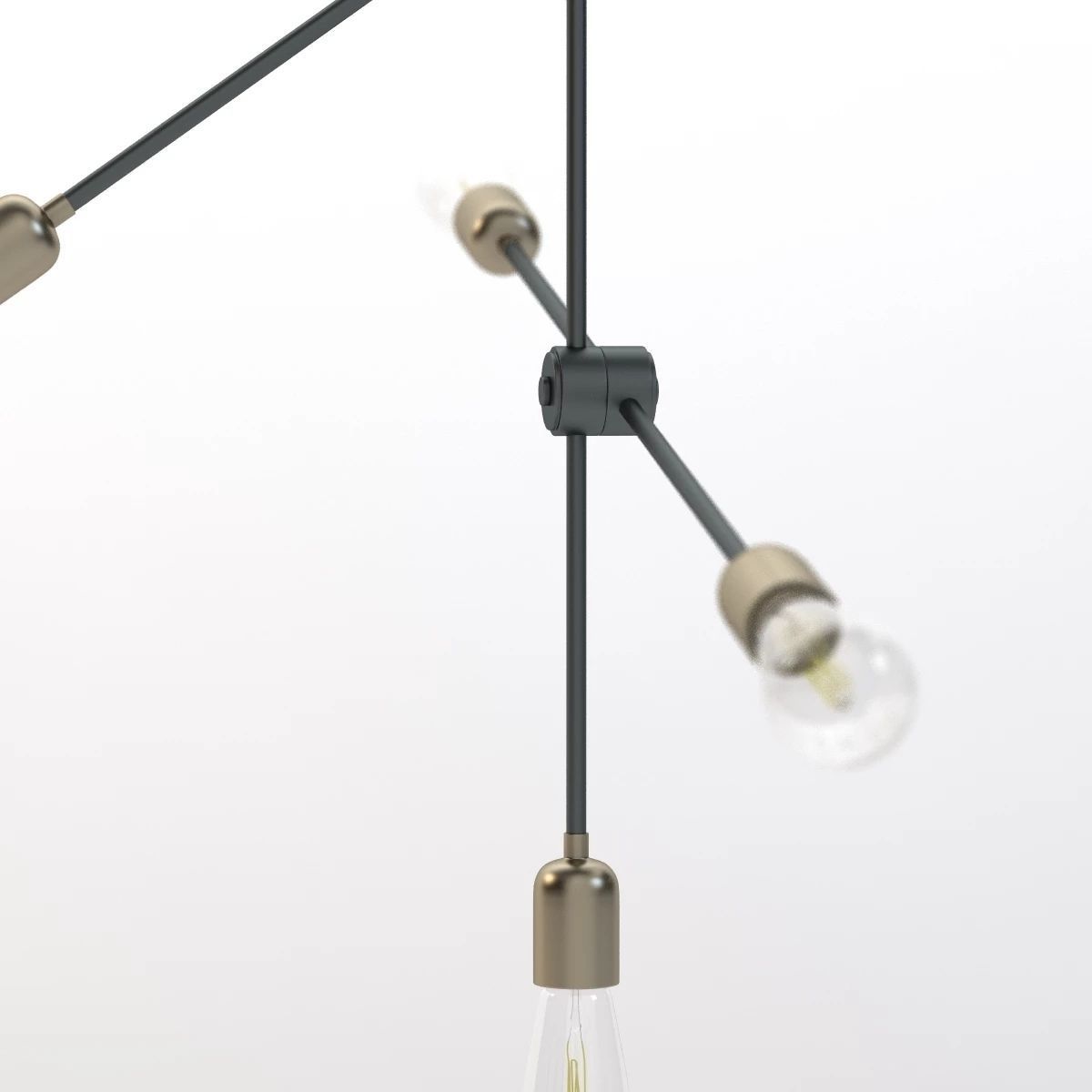 Molecular Ceiling Light 3D model_5