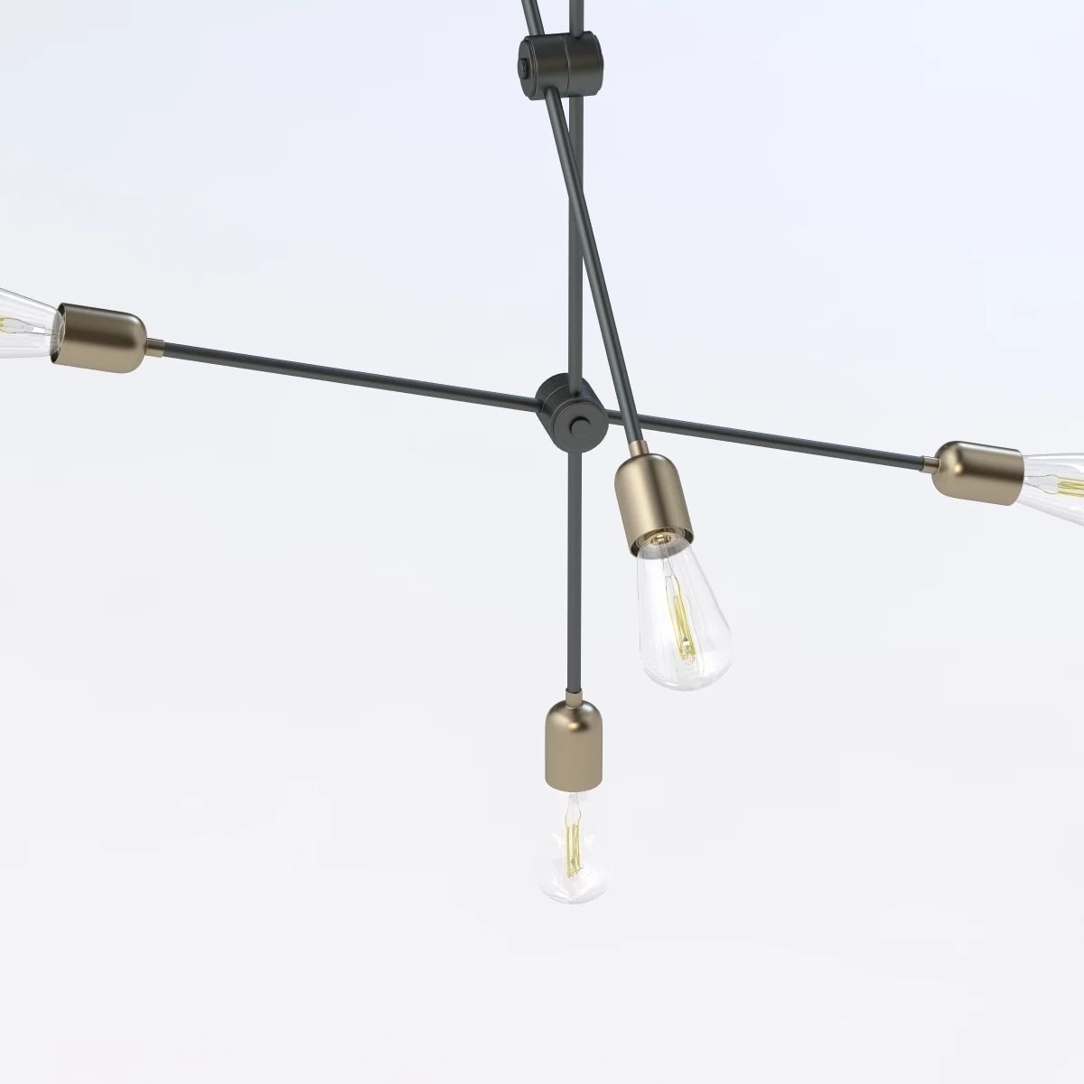 Molecular Ceiling Light 3D model_2